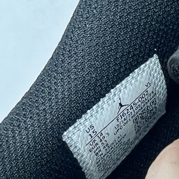 Jordan 1 Low TD Shadow Grey Black Football Cleats - Picture 10 of 10